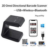 Lector de Códigos de Barras QR USB 1D 2D de Alta Velocidad con Escaneo Automático CIS para Sistema POS en Existencia