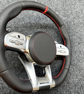 Volant personnalisé pour <span class=keywords><strong>Mercedes</strong></span> Benz Glc Gle Gls Glk Classe C Amg W204 C63 W212 W218 W207 W172 W213 W205 Volant de voiture - Product Image 3