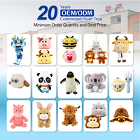 Usine OEM ODM Personnalisée Peluche en coton PP Jouet Série Espace Animaux en peluche mignons Haute qualité Mascotte douce Soulagement du stress