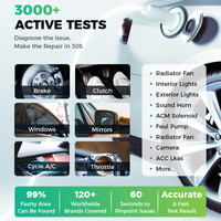 Escáner de Diagnóstico para Vehículos Eléctricos, Máquina de Diagnóstico para Autos de Nueva Energía, Escáner Profesional Launch CRP919 EV para Tesla y BYD