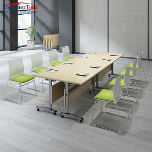 Table pliante moderne, personnalisée, simple, économique et durable pour bureau, école, formation et conférence, produite en série - Product Image 6
