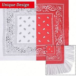 ผ้าพันคอแฟชั่นผ้าโพกหัวพิมพ์ลายดิจิทัลพิมพ์ซับลิเมชันออกแบบเองได้ - Product Image 3