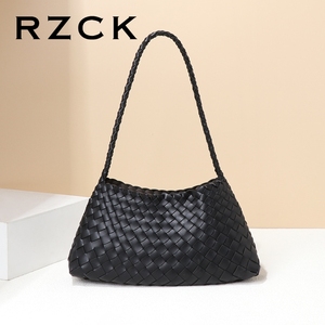 RZCK sacs pour femmes marque en gros 2025 nouvelle épaule bandoulière français Ins Style fait à la main tissé épaule poche petit sac carré - Product Image 6