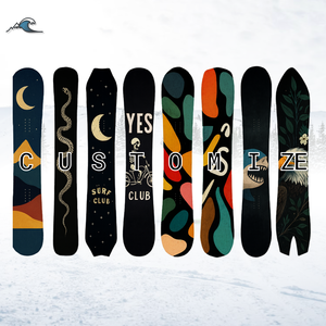 Nouveau design de snowboard en bois sur mesure pour adultes, hiver, tout-terrain, OEM/ODM disponible, snowboard personnalisé pour tous les terrains - Product Image 1