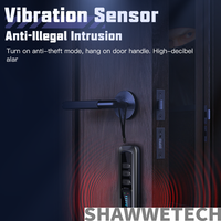 SHAWWETECH PD01 Détecteur portable RF et infrarouge, détecteur de caméra espion haute vitesse, scanner anti-espion