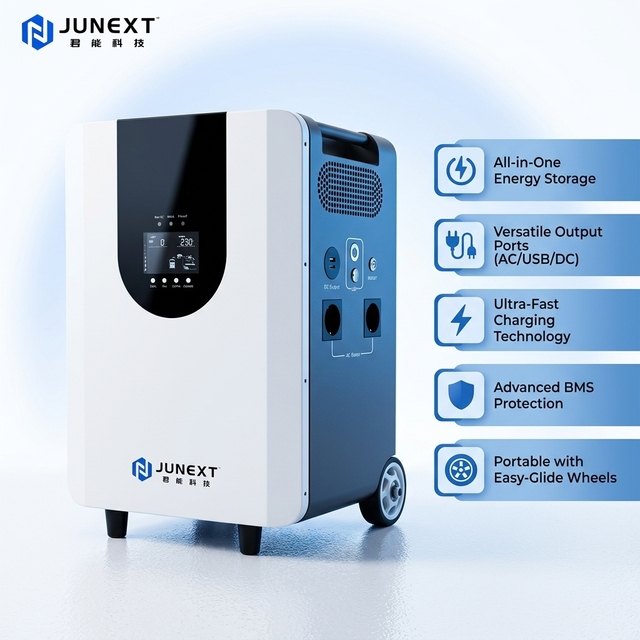 3kw 4kwh All One Solar MPPT Pure Sine Wave Inverter LiFePO4 Residential Energy Storage System Whole House Battery Backup Home