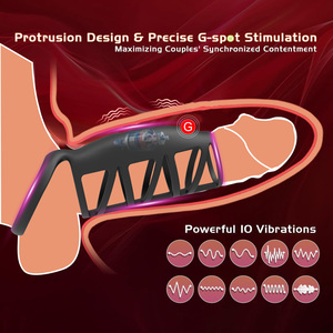 Draadloze mannelijke masturbatie speeltjes voor koppels, <span class=keywords><strong>penis</strong></span> seksuele hoes, ejaculatie verlenging, vibrerende condoom, cock rings - Product Image 2