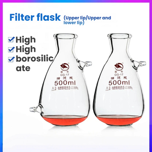 Fiole de filtration sous vide, avec embouts supérieur et inférieur, Fiole de filtration 125, 250, 500, 1000, <span class=keywords><strong>2500</strong></span>, 5000 ml, Fiole filtrante B Rge - Product Image 3