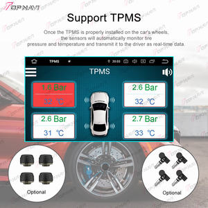 TOPNAVI Autoradio Single Din 9 pouces avec lecteur DVD Carplay pour tableau de bord et tuner autoradio Android avec télécommande - Product Image 6
