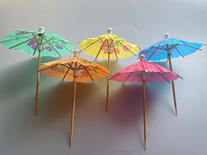 Nouveau Parapluie Bâtons de Drapeau Personnalisé Offre Spéciale Eco Directe D'usine <span class=keywords><strong>Cocktail</strong></span> Parapluie Cure-Dents Pour boissons - Product Image 6