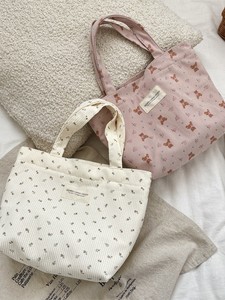 Bolso de lona con estampado floral para mujer, bolso pequeño, nuevo estilo de verano, bolso de mano para mujer - Product Image 4