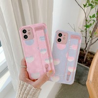 Étui de téléphone portable de bracelet de sublimation anti-chute de luxe d'approvisionnement d'usine pour iPhone 11 16 17 Pro Max protecteur de protection