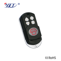 Control Remoto de Cuatro Botones con Cubierta Deslizante YET2157CTO, Compatible con Vietnam, Puede Copiar Transmisor RF de Código Fijo/Código Variable