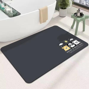 Terre de diatomées salle de bain absorbant doux tapis de sol salle de bain tapis de porte antidérapant tapis de <span class=keywords><strong>pied</strong></span> salle de bain tapis de toilette séchage rapide - Product Image 3
