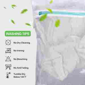 Organizador de almacenamiento para ropa de baño, lavado y secado, gran capacidad, plegable, bolsa de tela de malla para lavandería de 7 días, ¡Oferta! - Product Image 2