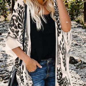 Traje de Baño de Una Pieza con Estampado Floral para Mujer, Ecológico, 100% Poliéster, de un Solo Hombro, Estilo Retro, Protección Solar, Largo Medio - Product Image 3