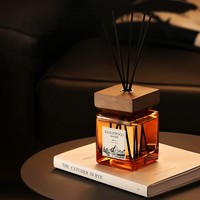 Diffuseur de parfum en verre sans alcool, écologique, grande capacité, design carré, pour la décoration intérieure du salon