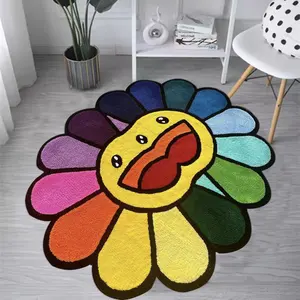 Bedroom Decor Handmade Custom Carpet Tufted Rugs Anime Round Rugs And Carpet Living Room Large