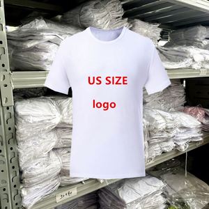 Camisetas Lisas de Poliéster con Sensación de Algodón para Sublimación, Talla Estadounidense, Personalizables con Logotipo para Impresión de Camisetas para Hombre - Product Image 1