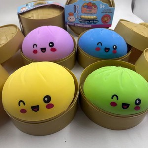 ของเล่นบีบจำลองซาลาเปา ขนาดใหญ่ 15 ซม. ทำจากยางเนื้อแป้ง บรรเทาความเครียด คลายความกดดัน ขายดีที่สุด - Product Image 1