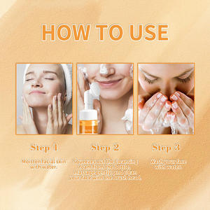 Nettoyant Visage en Gel Glycérol Nettoyage Profond Personnalisé Marque Privée Contrôle Sébum Éclaircissant Brosse Visage Format Voyage pour Tous Types de Peau Sans Parfum - Product Image 4