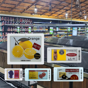 2,13 pulgadas 2,66 pulgadas 2,9 pulgadas E Ink Esl Etiqueta de estante electrónico para frutería supermercado etiqueta de precio al por menor etiqueta de precio Digital - Product Image 1