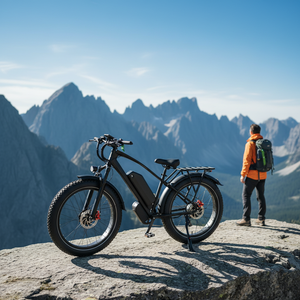 Source Factory Wholesale 250W Dual Drive 26 Inch Fat Tire Electric Mountain Bike Torque <b>Sensor</b> Lithium Brushless Motor Full - Product Image 1