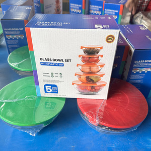 Juego de Cinco Piezas de Tazones Cuadrados de <span class=keywords><strong>Vidrio</strong></span> 808 Fresh con Tapa, Directo de Fábrica, para Cocina, Promocionales, Regalo al por Mayor - Product Image 3