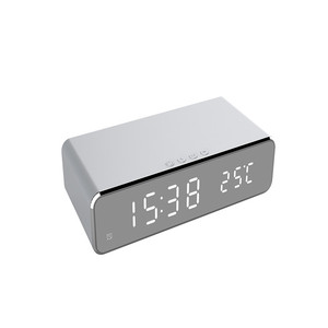 Nouveautés 2022 Affichage de la température Téléphone intelligent <span class=keywords><strong>Chargeur</strong></span> sans fil Réveil <span class=keywords><strong>Chargeur</strong></span> sans fil <span class=keywords><strong>Qi</strong></span> Horloge de table numérique - Product Image 3
