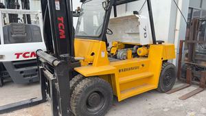 Used TCM FD70 7 Ton Diesel <b>Forklift</b>, Original Japanese Counterbalance <b>Forklift</b> For Port And Factory Heavy Cargo Stacking - Product Image 1