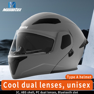 Phụ Nữ Đầy Đủ Mặt Đua Mũ Bảo Hiểm Trong Đức Phong Cách Xe Máy Cưỡi Mũ Bảo Hiểm - Product Image 2