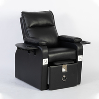 Fauteuil de massage pour pédicure moderne et luxueux en métal, spa pour les pieds, salon de beauté, fauteuil inclinable pour manucure