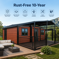 Vivienda Modular Moderna y Contemporánea de 20 pies con Estética de Tornillos Invisibles para Alquiler de Alta Gama en Patios Traseros y Casas de Huéspedes