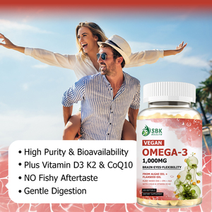Factory Direct Vaginal Omega 3 Softgels with Total Fat Supports Healthy Aging Improves Mood Brain Function Bone Strength Softgel - Product Image 5