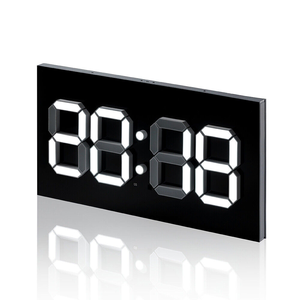 CHEETIE CP123 Decorative LED Wall <strong>Clock</strong> Dimmable Time <strong>Memory</strong> 12 or 24 Date 4 Digits LED 3D Wall <strong>Clock</strong> - Product Image 3