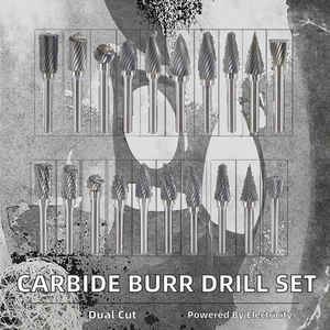 Ensemble de meuleuses électriques à meules rotatives en carbure de tungstène pour la gravure, personnalisable OEM - Product Image 2