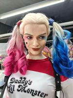 Estatua de Resina de Harley Quinn con Vestido Rojo, Escuadrón Suicida 2, Figura de Margot Robbie 1/4, Escultura Coleccionable de Anime para Decoración de Sala de Juegos