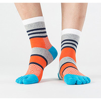 En gros Personnalisé De Haute Qualité Athlétique Sport Cinq Toe Low Cut Cheville Chaussettes de Course