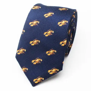 Company Ties Custom Made Silk Jacquard Woven Necktie Novelty Tie