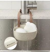 Égouttoir réglable porte-éponge à savon robinet nouveau support d'évier de cuisine panier de vidange suspendu passoires et passoires accessoires