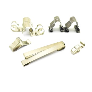 Customized Oem Precision Sheet Metal Stamped Copper Brass Stainless <strong>Spring</strong> <strong>Steel</strong> Custom Stamping <strong>Small</strong> Metal Flat <strong>Spring</strong> Clips - Product Image 1