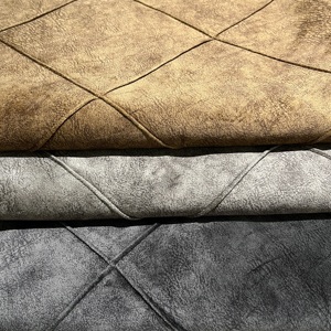 SINOVEL Tissu d'ameublement en velours 100 % polyester, nouveaux motifs à carreaux imprimés 2026 <span class=keywords><strong>pour</strong></span> fauteuil antique - Product Image 4