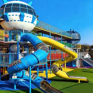 Parque Infantil de Acero para Exteriores, Nuevo y de Alta Calidad, con Tobogán, para Niños, Ideal para Parques, Parques Deportivos y Parques de Atracciones - Product Image 6