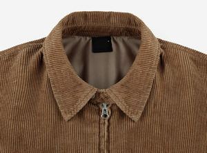 Giacca Bomber Varsity in Corduroy Personalizzata, Manica Lunga, Nuova, Oversize, Stile Baggy, Personalizzabile, Casual, Vintage, Ricamata, da <span class=keywords><strong>Lavoro</strong></span> - Product Image 3