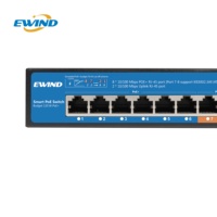 Offres Spéciales commutateur réseau 8 ports PoE avec commutateur Ethernet 10/100Mbps non géré