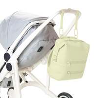 Sac à langer bébé en néoprène grande capacité personnalisé, sac de voyage imperméable avec station de change, sac à langer bébé, sac à dos pour couches
