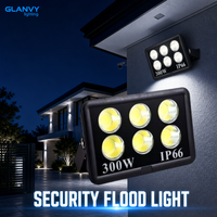Luz Estroboscópica LED con Sensor de Alarma de 100W, 150W, 200W, Reflector de Advertencia de Seguridad para Exteriores, para Granjas, Almacenes, Perímetros, Villas, Disuasión