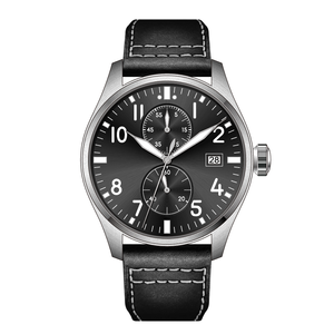 Montre de luxe multifonctionnelle avec chronographe, design vintage, mouvement mécanique, montre de créateur personnalisée, montre de luxe pour homme - Product Image 3