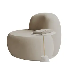 定制单沙发椅扶手椅，带单1座现代北欧高品质织物休闲椅