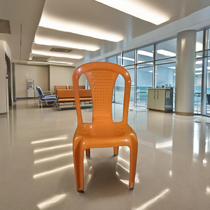 Lightweight Durable BPA Free Minimalist <b>Plastic</b> Leisure <b>Chairs</b> Armrests Extendable Modular for Indoor/Outdoor Home Furniture for - Product Image 5